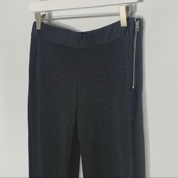 Everlane Pants gray ponte crop side zip size 4 - Picture 6 of 15
